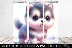 Pastel Baby Siberian Husky | 20 oz Tumbler Product Image 2