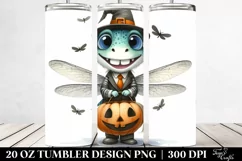 Funny Dragonfly Halloween Suit | 20 Oz Tumbler Product Image 2