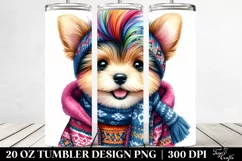 Happy Baby Dog Winter PNG Product Image 2