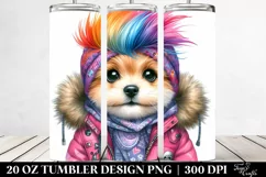 Happy Baby Dog Winter PNG Product Image 2