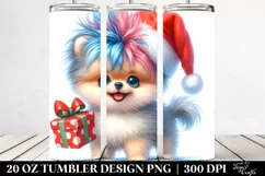 Expressive Baby Pomeranian Winter PNG Product Image 2