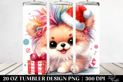 Expressive Baby Pomeranian Winter PNG Product Image 2
