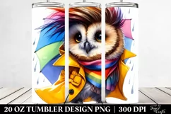 Modest Baby Owl | 20 oz Tumbler Product Image 2