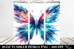 Vibrant Ice Body Butterfly | 20 oz Tumbler Product Image 2
