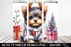 Expressive Baby Yorkshire Terrier Winter PNG Product Image 2