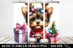 Expressive Baby Yorkshire Terrier Winter PNG Product Image 2