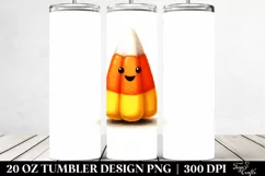 Funny Snail with Candy Corn, High-Res 20 Oz Tumbler Product Image 2
