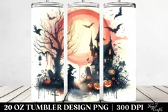 Witching Hour Halloween Vintage | 20 oz Tumbler Product Image 2