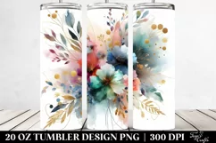 Colorful Abstract Wildflowers PNG Product Image 2