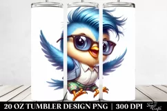 Jumping Baby Bird Tumbler Design Product Image 2