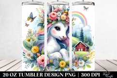 Countryside Baby Unicorn Tumbler Design Product Image 2
