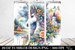 Countryside Baby Unicorn Tumbler Design Product Image 2