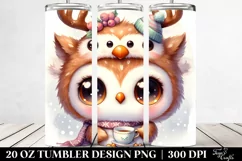 Watercolor Cow with Cool Haircut PNG Product Image 2