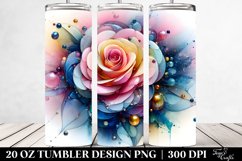 Pastel Rose Tumbler | 20 oz Tumbler Product Image 2