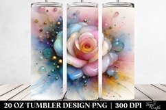 Pastel Rose Tumbler | 20 oz Tumbler Product Image 2