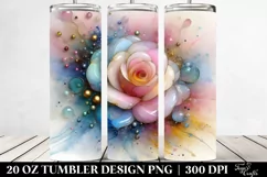 Pastel Rose Tumbler | 20 oz Tumbler Product Image 2