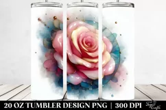 Pastel Rose Tumbler | 20 oz Tumbler Product Image 2
