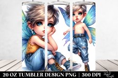 Baby Fairy with Cool Haircut 20 Oz Tumbler Product Image 2