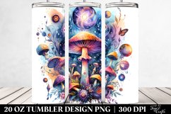 Magical Celestial Mushroom Clipart 20 Oz Tumbler Product Image 2