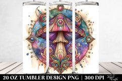 Detailed Pastel Wooden Small Stained | 20 oz Tumbler Product Image 2