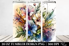 Stained Sweet Pea, Transparent 20 Oz Tumbler Product Image 2