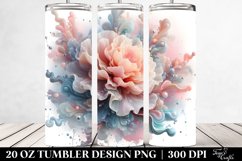 Abstract Shiny Carnation Clipart 20 Oz Tumbler Product Image 2