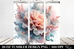 Abstract Shiny Carnation Clipart 20 Oz Tumbler Product Image 2