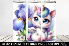 Iris Baby Unicorn | 20 oz Tumbler Product Image 2