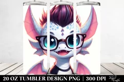 Baby Dragon with Awesome Haircut PNG Product Image 2
