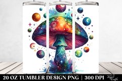 Magical Celestial Mushroom Clipart 20 Oz Tumbler Product Image 2