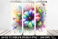 Colorful Petunia Material | 20 Oz Tumbler Product Image 2