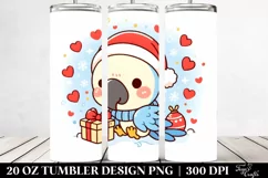 Cute Baby Macaw with Hearts Clipart Product Image 2
