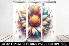 Detailed Vibrant Sunflower | 20 oz Tumbler Product Image 2