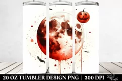 Vintage Halloween with Blood Moon | 20 oz Tumbler Product Image 2