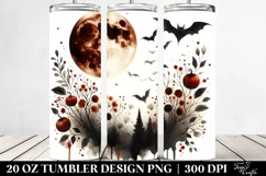 Vintage Halloween with Blood Moon | 20 oz Tumbler Product Image 2