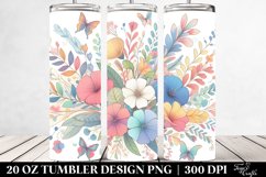 Colorful Pastel Otterfloral | 20 Oz Tumbler Product Image 2