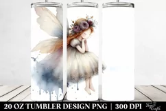 Washed Whimsical Fairy | 20 oz Tumbler Product Image 2