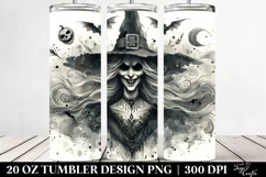 Vintage Evil Witch | 20 oz Tumbler Product Image 2