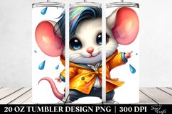 Vibrant Baby Mouse Drawing | 20 oz Tumbler Product Image 2