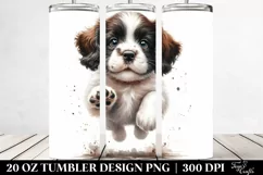 Cute Baby English Springer Spaniel Jumping | 20 oz Tumbler Product Image 2