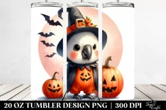 Cute Baby Macaw for Halloween, Transparent PNG Product Image 2