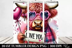Valentines 20 Oz Tumbler Png Product Image 2