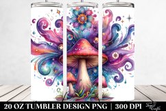 Magical Celestial Mushroom Clipart 20 Oz Tumbler Product Image 2