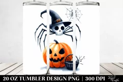 Funny Halloween Clipart with Spider, Transparent PNG Product Image 2
