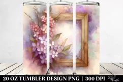 Stained Lilac, Transparent 20 Oz Tumbler Product Image 2