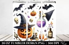 Simple Funny Halloween Magic Potion 20 Oz Tumbler Product Image 2
