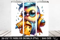 Quirky Bird with Sunglasses 20 Oz Tumbler Product Image 2