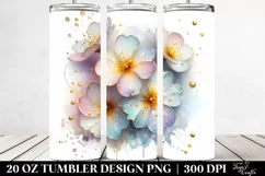 Abstract Shiny Primrose Clipart 20 Oz Tumbler Product Image 2