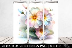 Abstract Shiny Primrose Clipart 20 Oz Tumbler Product Image 2