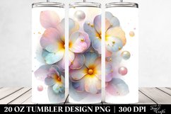 Abstract Shiny Primrose Clipart 20 Oz Tumbler Product Image 2